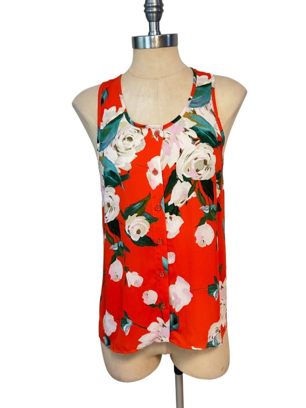 Cabi Manet Top Valentine Floral Size Small #6101